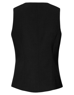 Damen Weste Schwarz
